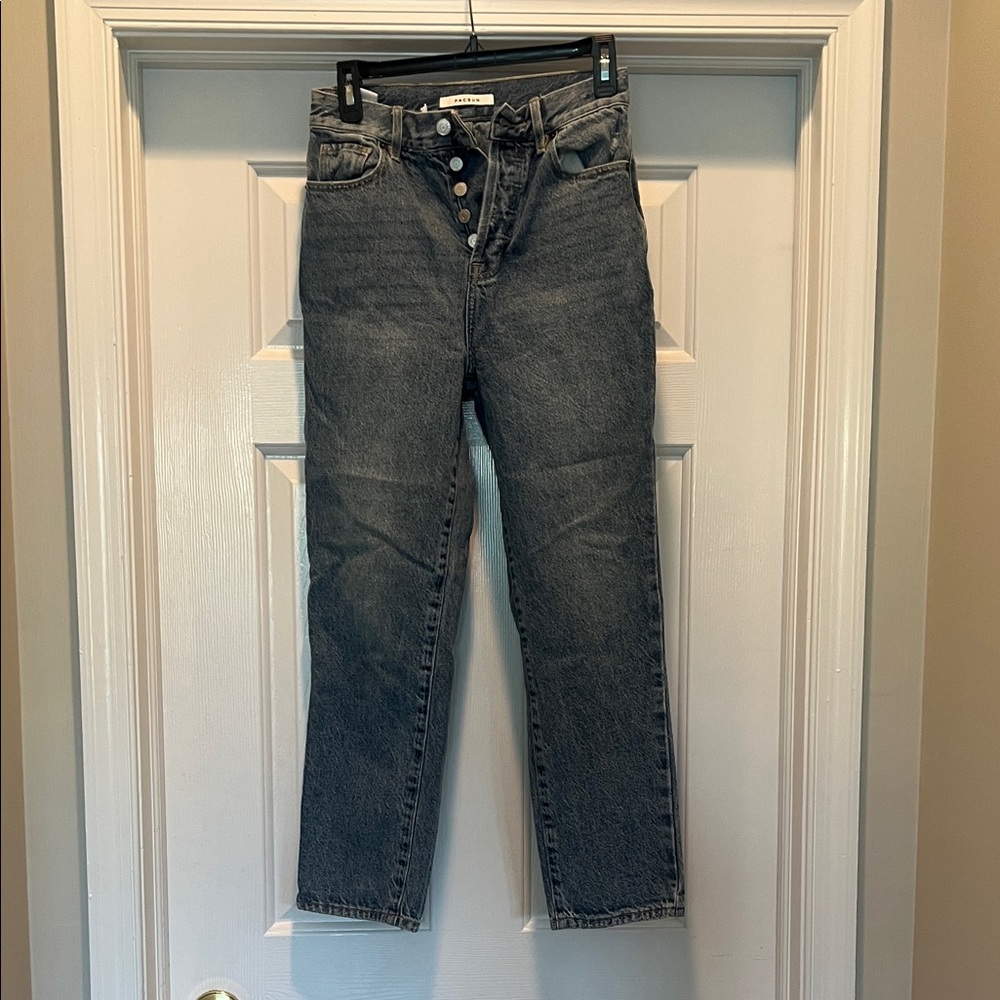 PAC SUN High-Rise Button-Fly straight women’s Jeans